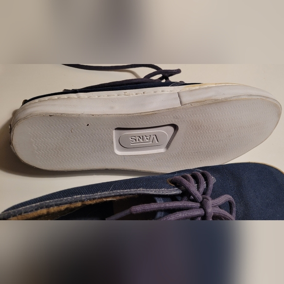 Vans Vault Chukka Buckleback LX Navy Blue White DS New Size 11.5 - Picture 5 of 5